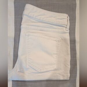 Banana Republic Women's Crisp White Skinny Crop Jeans